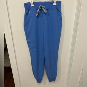 Figs Zamora High Rise Ceil Blue Scrub Pants